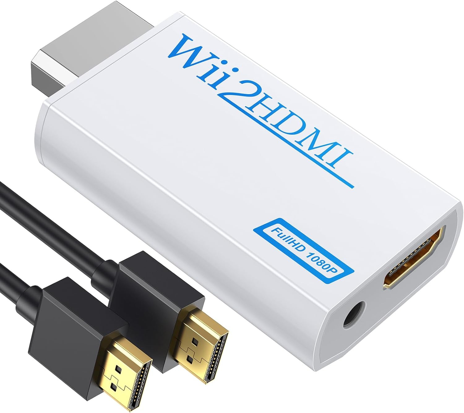 GANA Wii to Hdmi Converter, Wii to Hdmi Adapter, 1080P 720P Connector Output