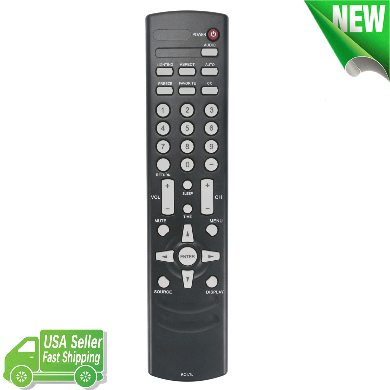 New Remote Control RC-LTL for Olevia Smart TV 237V 242V 323V 327V 337H 342I 432V