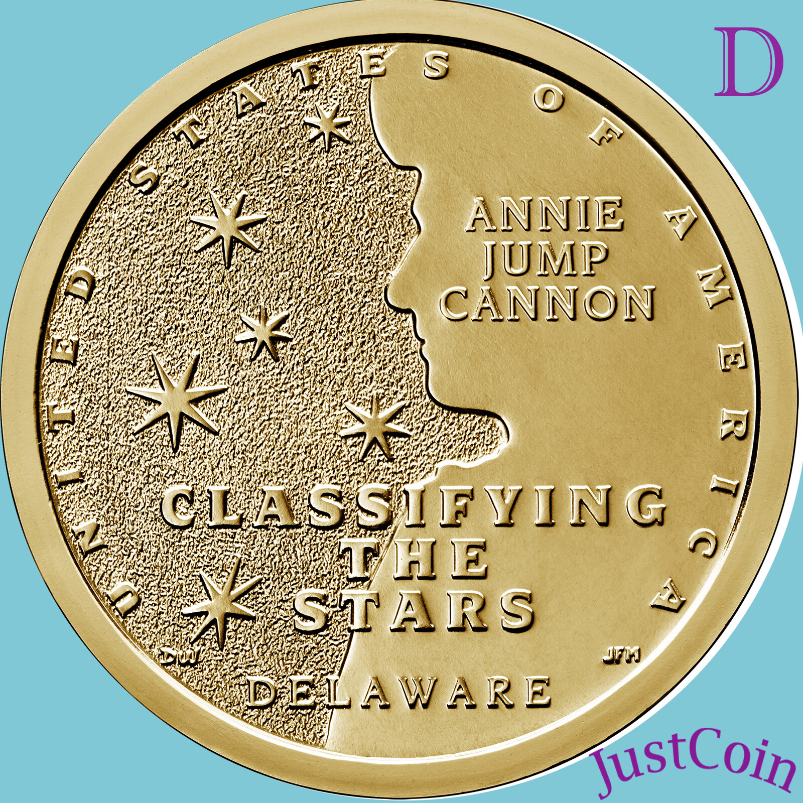 2019-D AMERICAN INNOVATION DELAWARE UNCIRCULATED GOLDEN DOLLAR