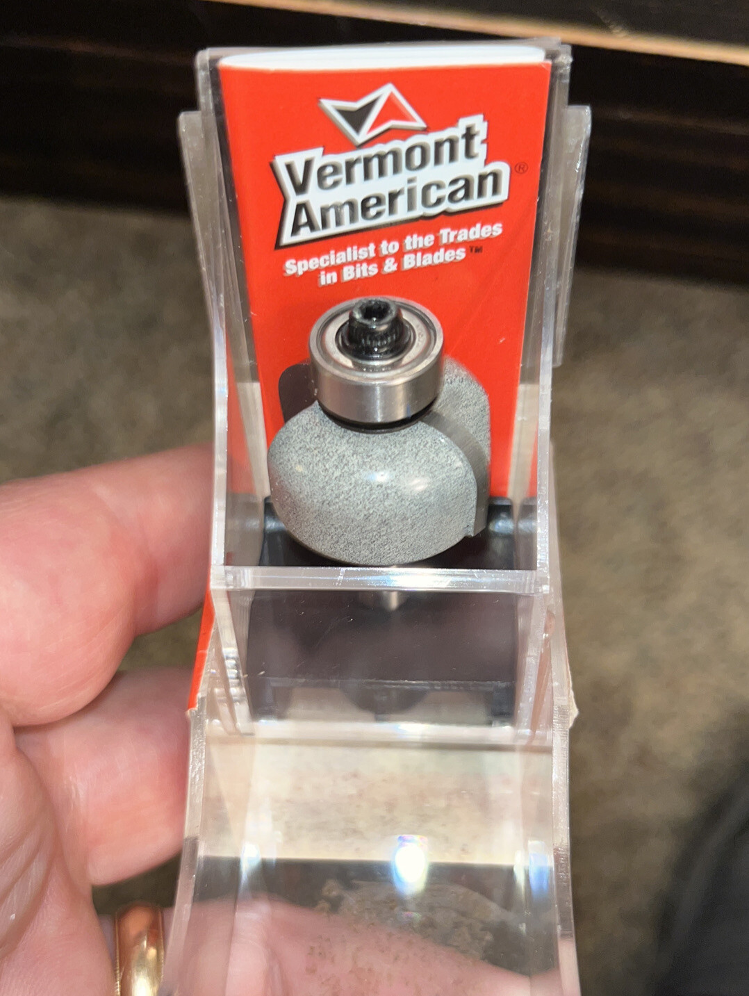 Vermont American 1/4" Cove Router Bit 23139 NEW CARBIDE TIPPED