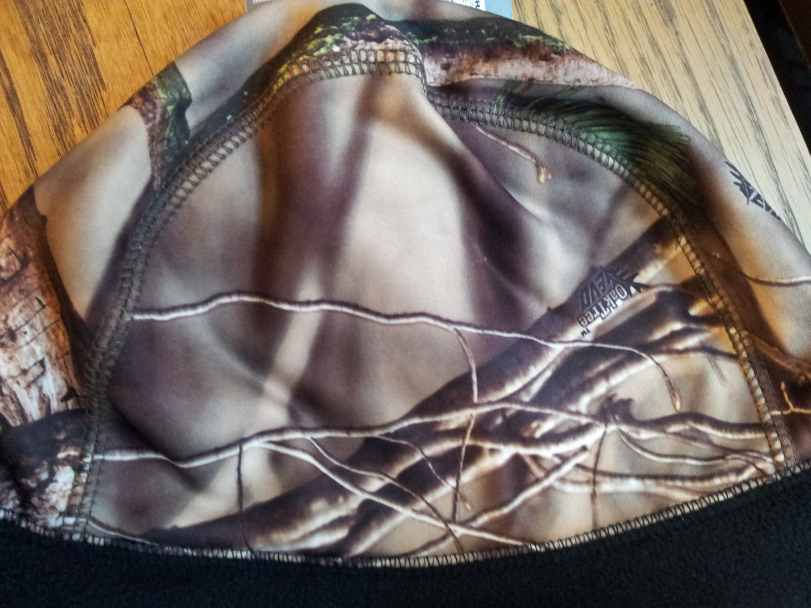 Hunting Beanie Mens One Size Camouflage Oak Tree Photo Water Repellent Tek Gear