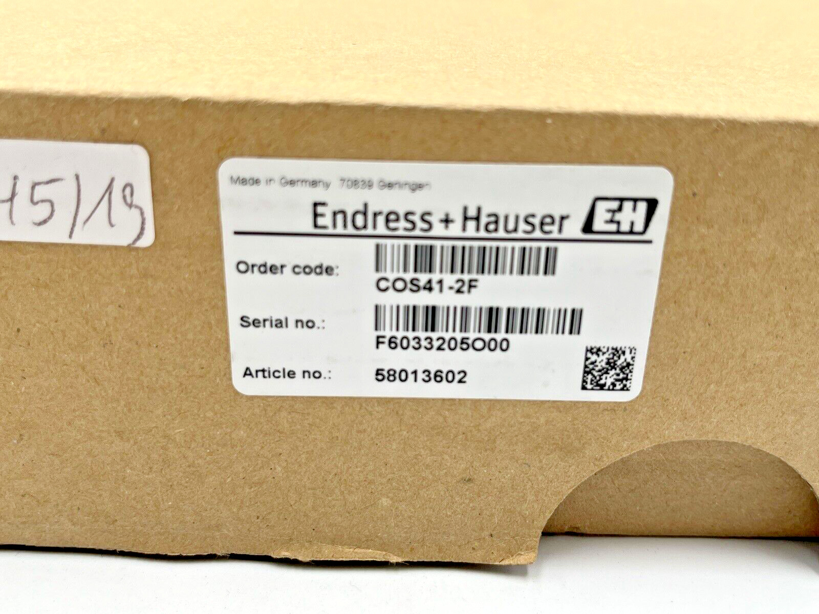 Endress Hauser COS41-2F Sensor COY31-Z