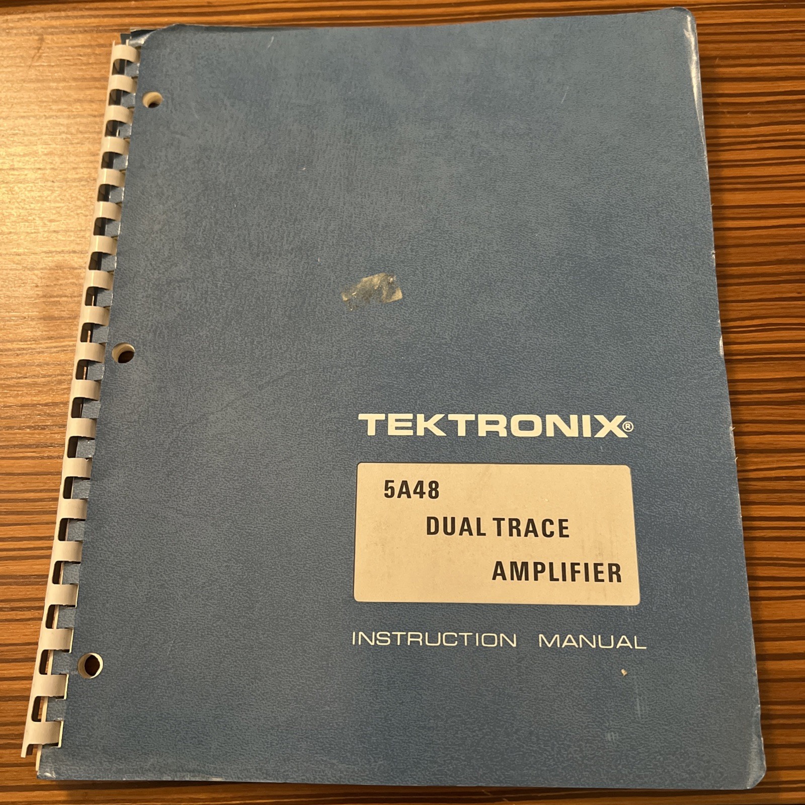 Tektronix 5A48 Dual Trace Amplifier Instruction Manual 1978