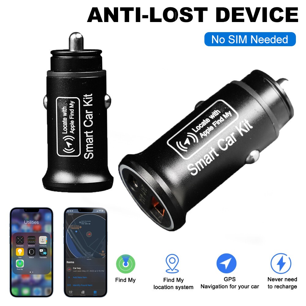 1X Universal OBD GPS Tracker Anti-Lost Car GPS Lighter Locator 20W Fast Charging