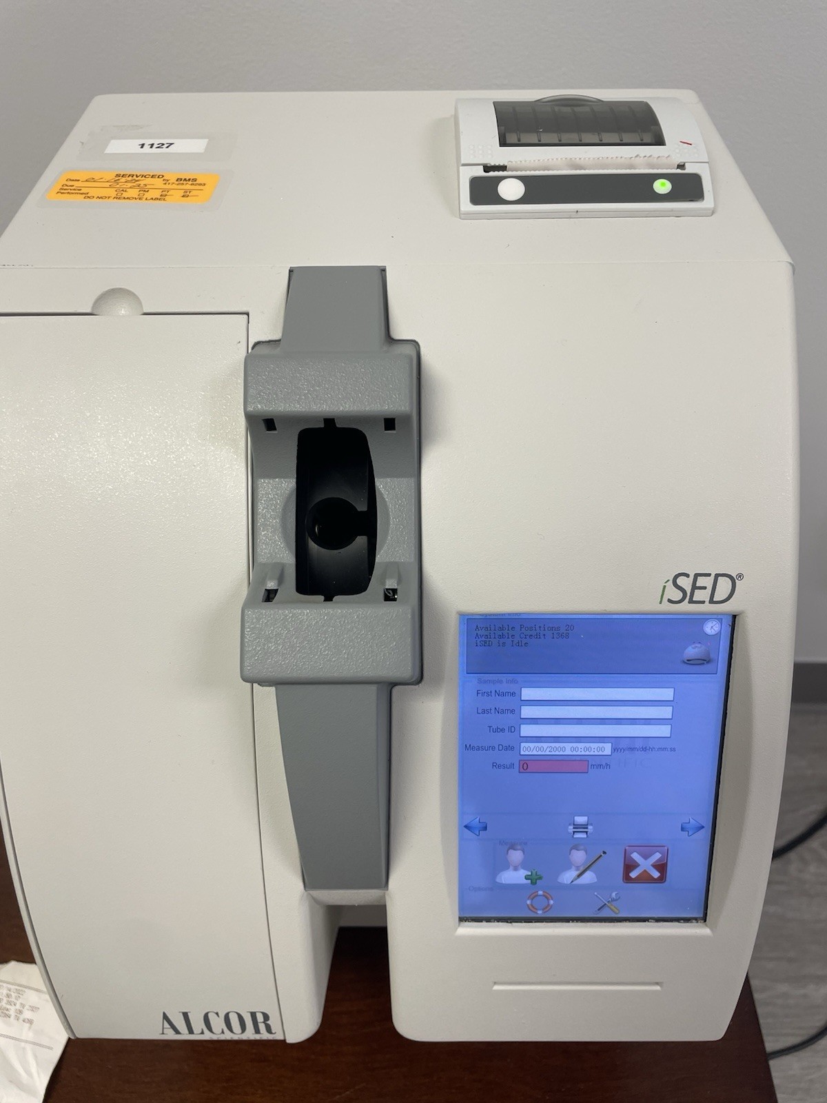 Alcor iSED Elite Automated ESR analyzer