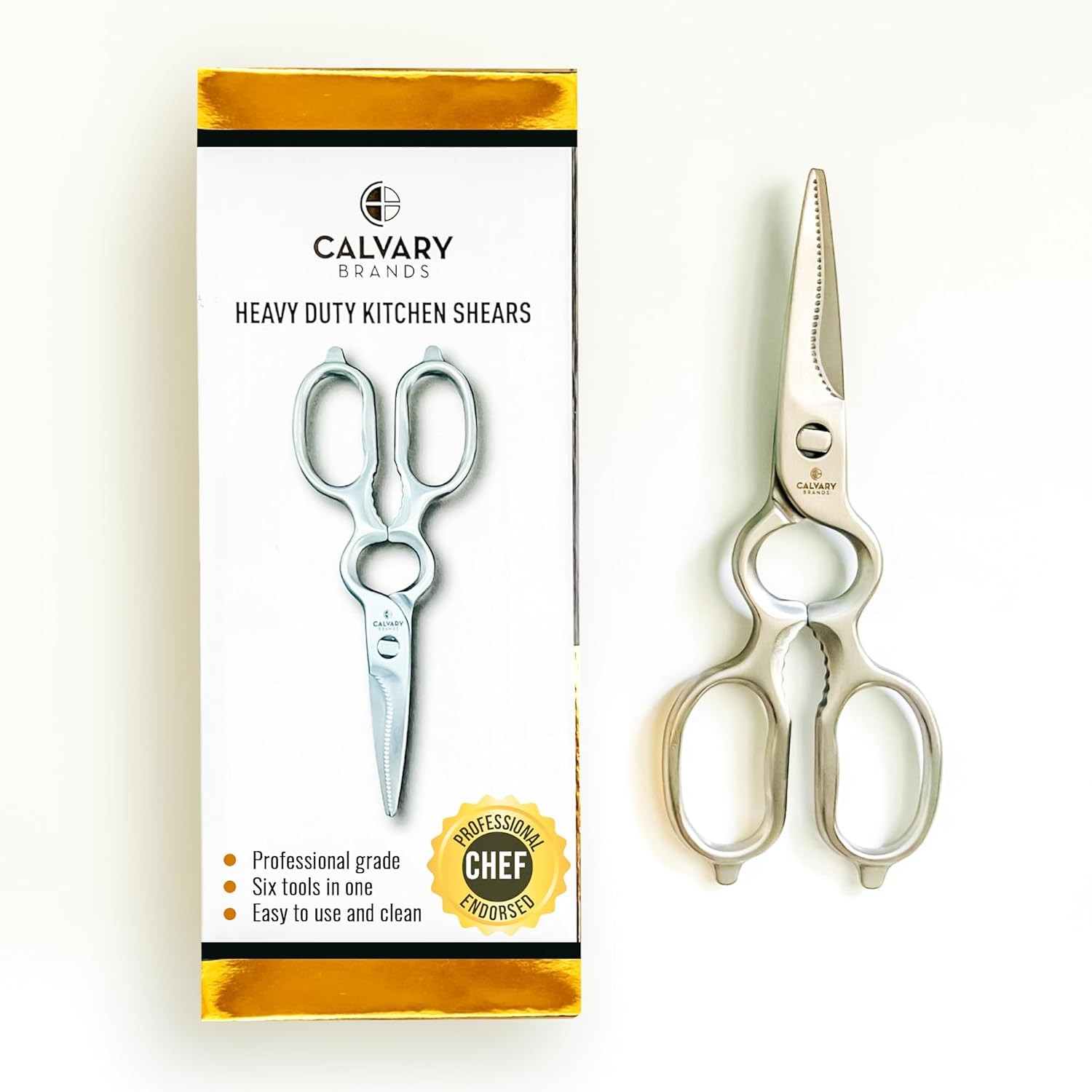 Kitchen Scissors Heavy Duty Stainless Steel for Food Meat Poultry