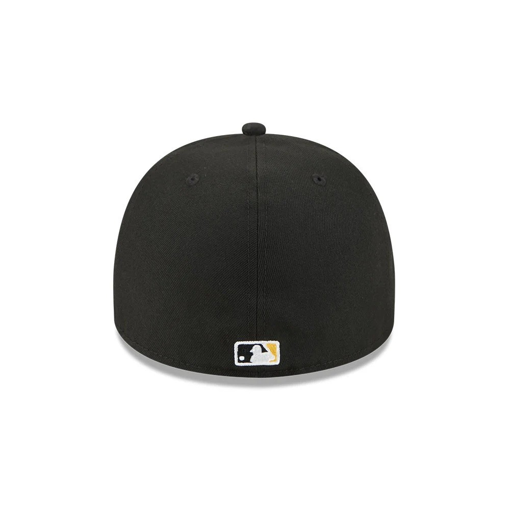 New Era 59Fifty A-Frame Black Pittsburgh Pirates Grey Under Visor - NWT - 7 5/8