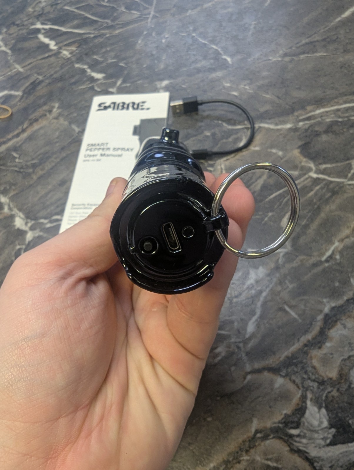 SABRE SMART Pepper Spray with Bluetooth GPS Continuous Tracking Free Text Alerts