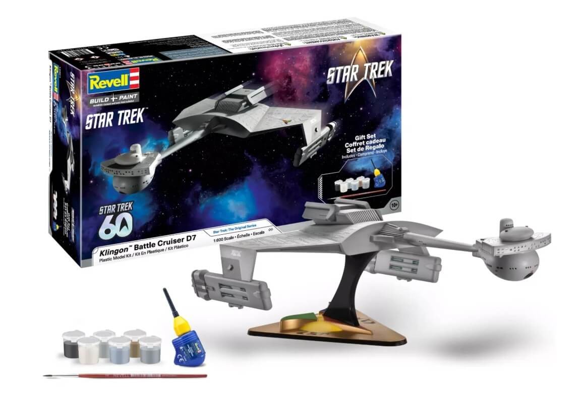 Revell 1/600 Klingon D7 Battle Cruiser Kit 13601 72‑Part Build