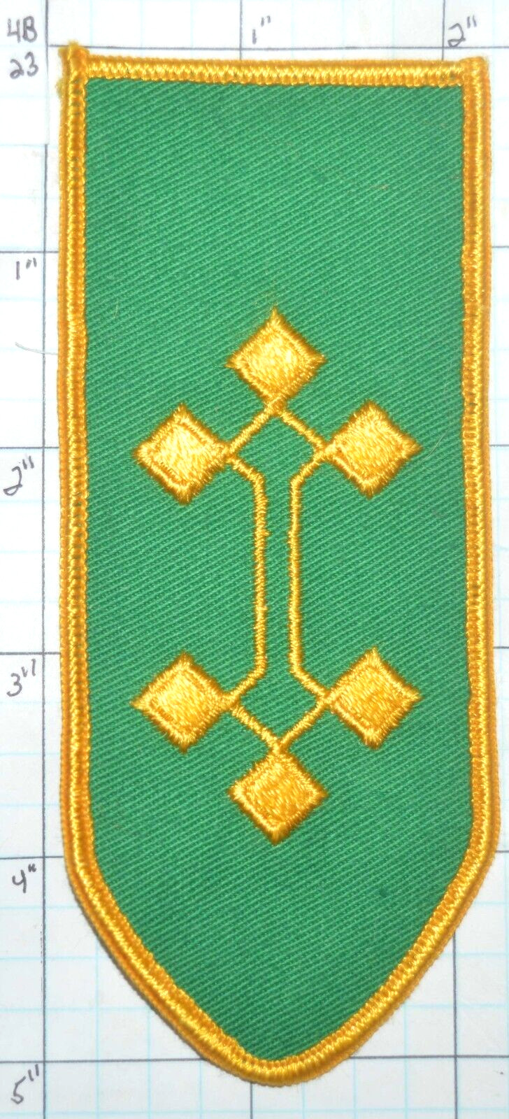 UNITED STATES MILITARY INSIGNIA GREEN PATCH
