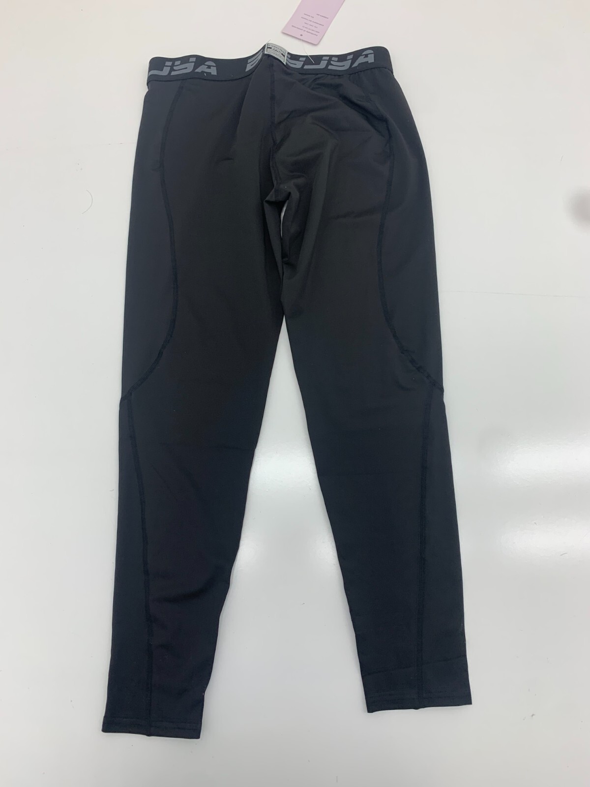 Buylya Mens Black Athletic Compression Leggings Size Large