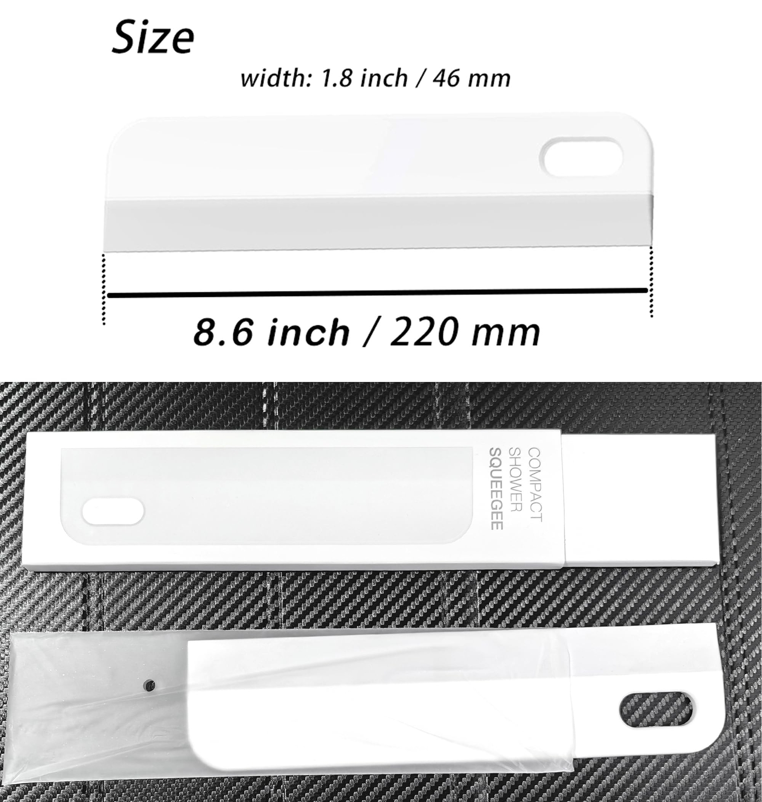 Mini Soft Rubber Window Squeegee Window Scrubber Scraper Glass Cleaning Squee...