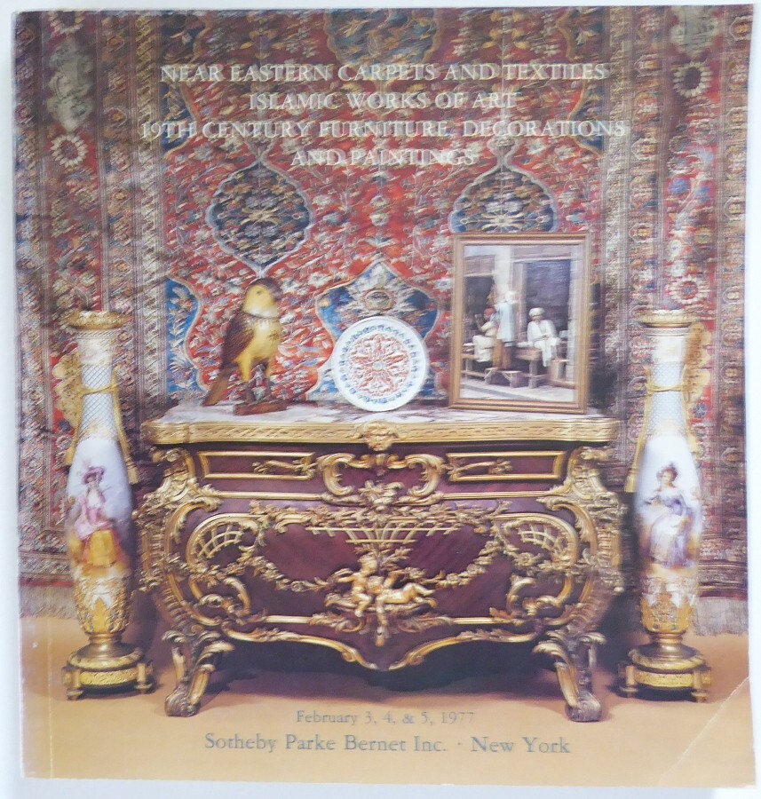 Sotheby NY Near Eastern Carpets and Textiles Islamic WOA February 3, 4 & 5, 1977