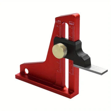 Woodworking Depth Gauge Versatile 0-50mm Dual Scale Precision Tool for Easy Rout