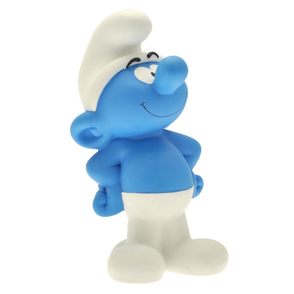 Plastoy: Smurf with Hands on Back Piggy Bank Figure 80032 (2014)