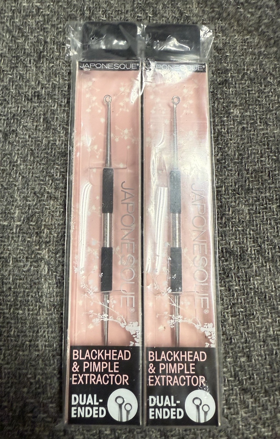 2 New JAPONESQUE Pimple And Blackhead Extractor, Dual Ended