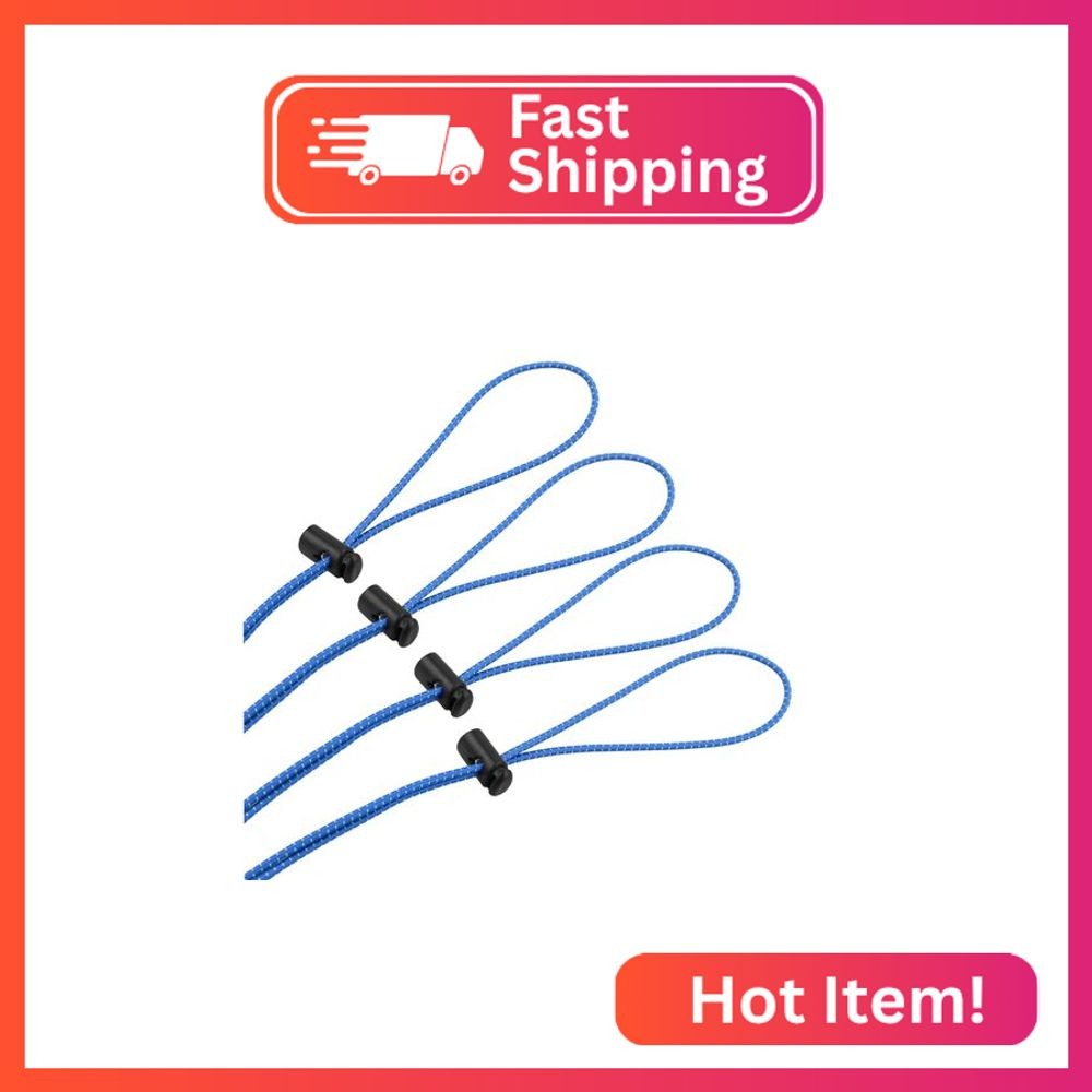 Oumers 4pc Swim Goggle Bungee Straps, Replacement Swimming Goggle Straps with Co