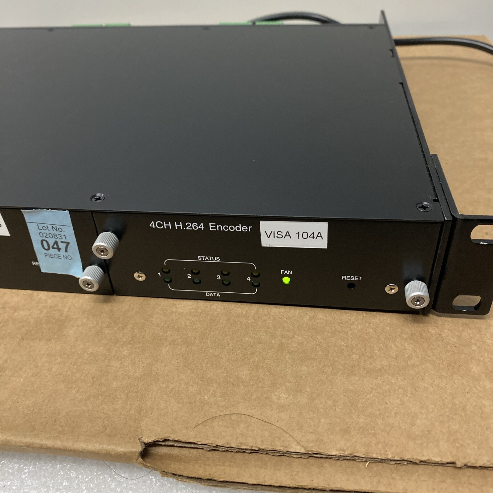 AMAG Visualizer 12 Channel 1U Modular Video Encoder EN-7912-A