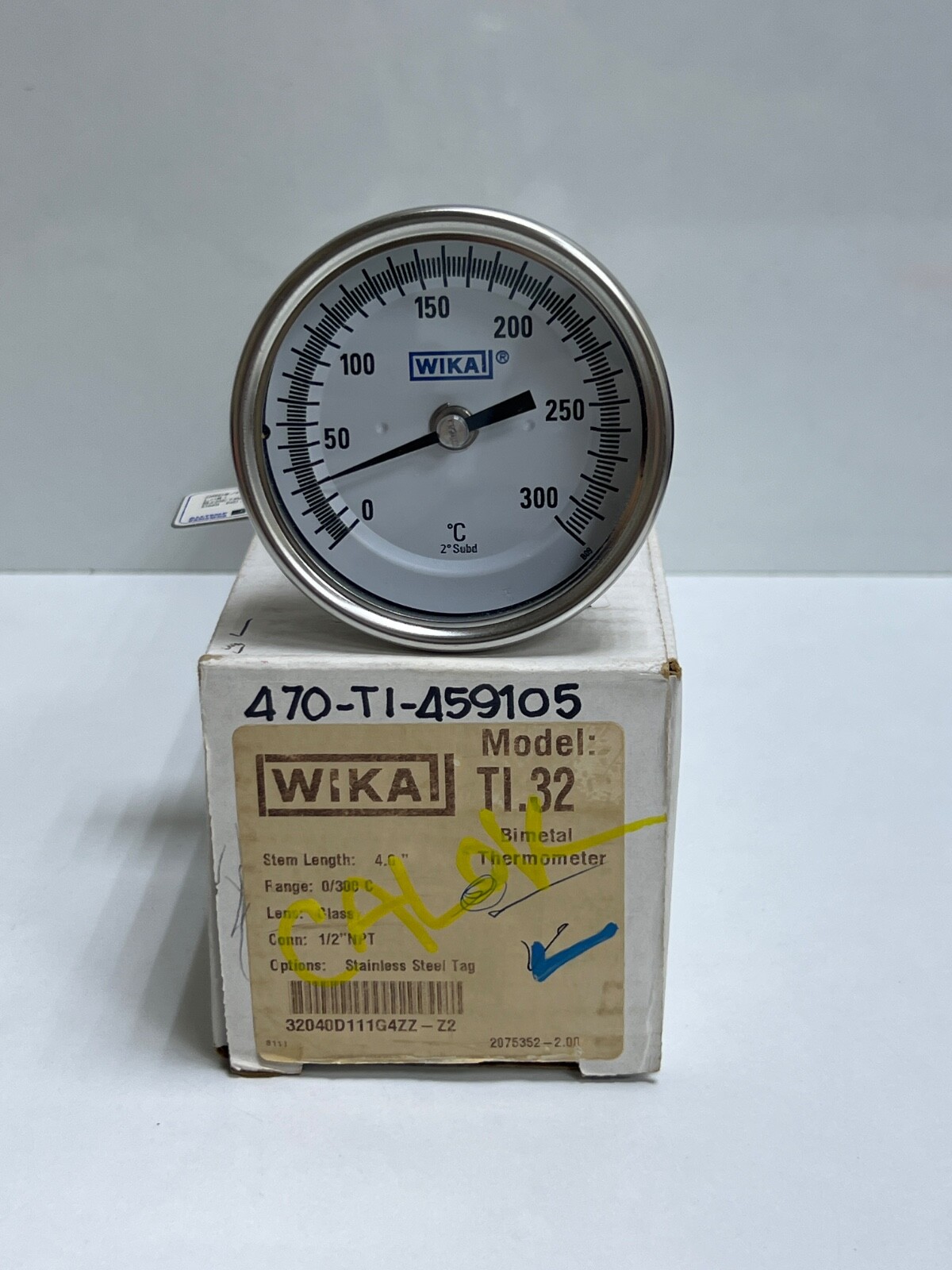 WIKA TI.32 BI-METAL THERMOMETER