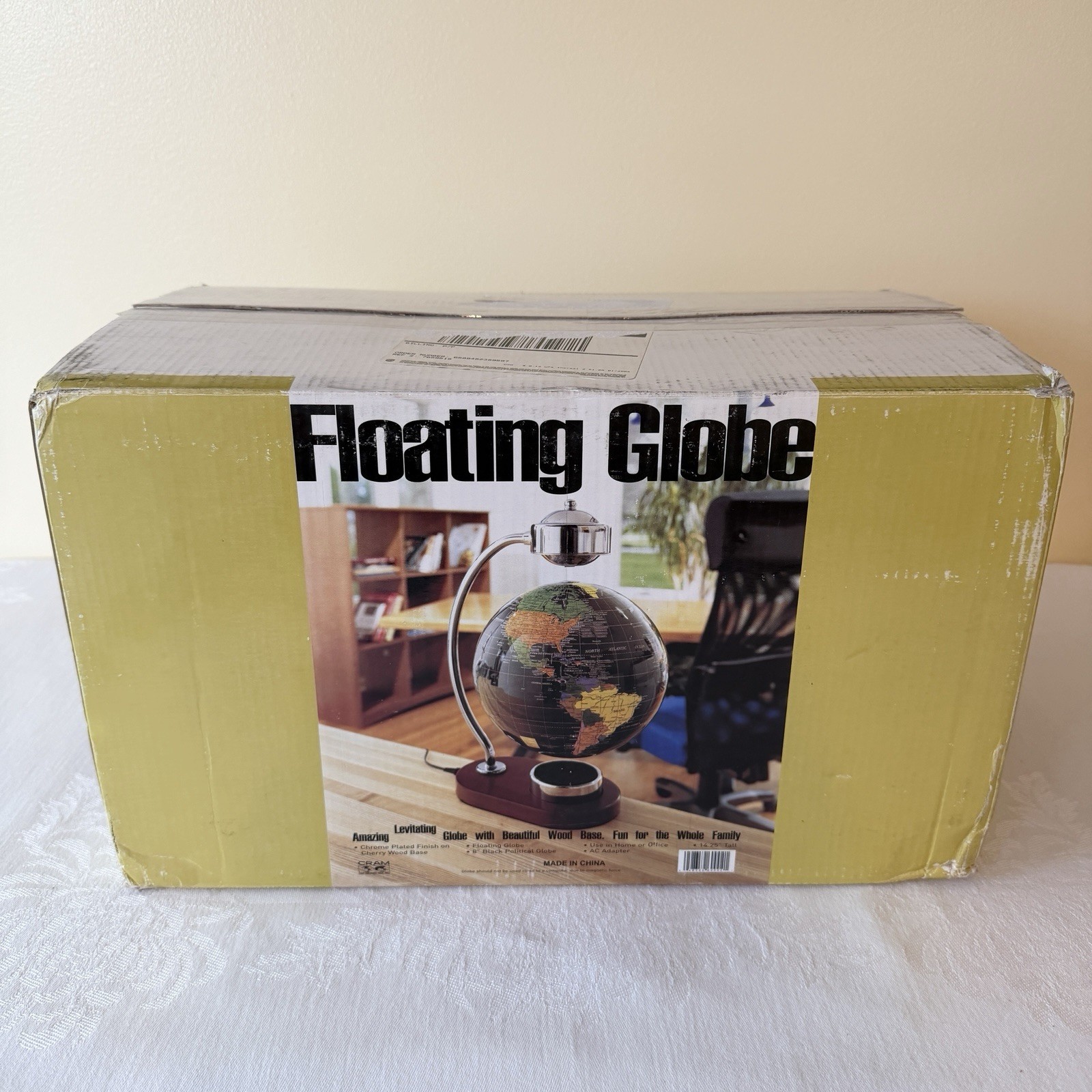 CRAM Magnetic Levitating Floating 8” World Globe