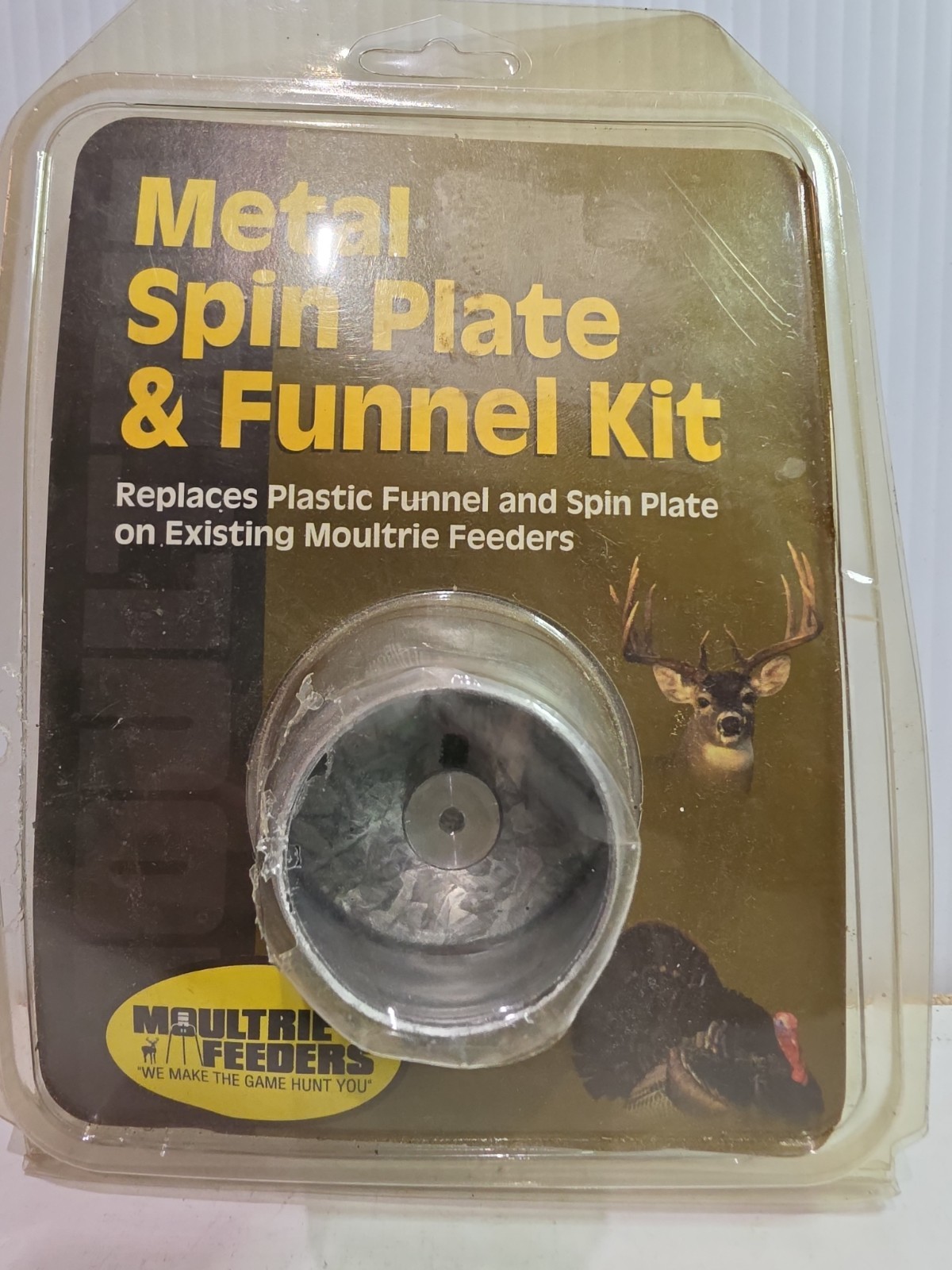 Moultrie Feeders Metal Spin Plate & Funnel Kit