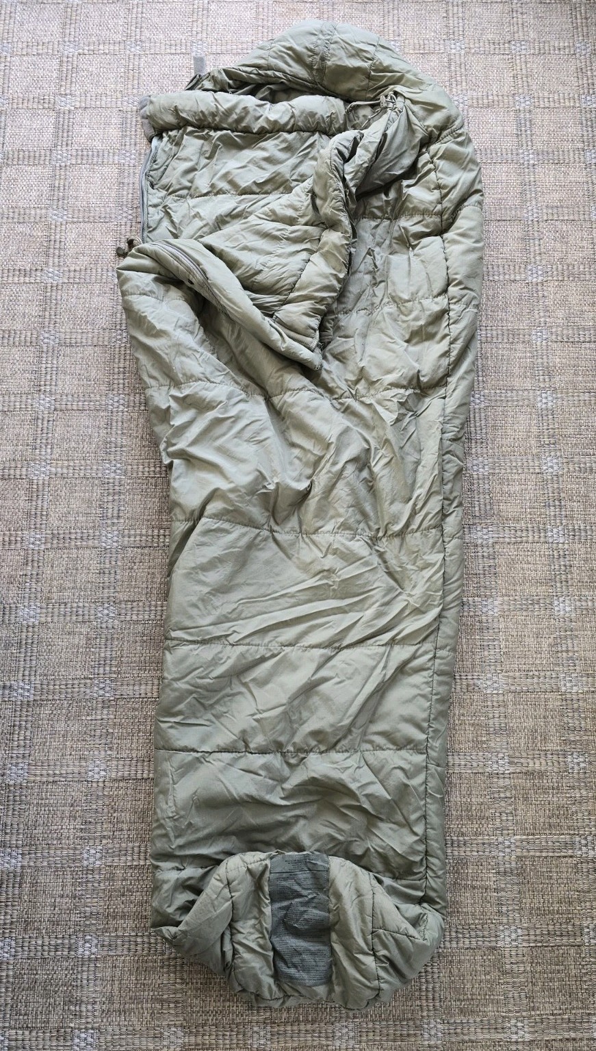 EXC USGI Modular INTERMEDIATE Cold Weather Mummy SLEEPING BAG TENNIER  75in