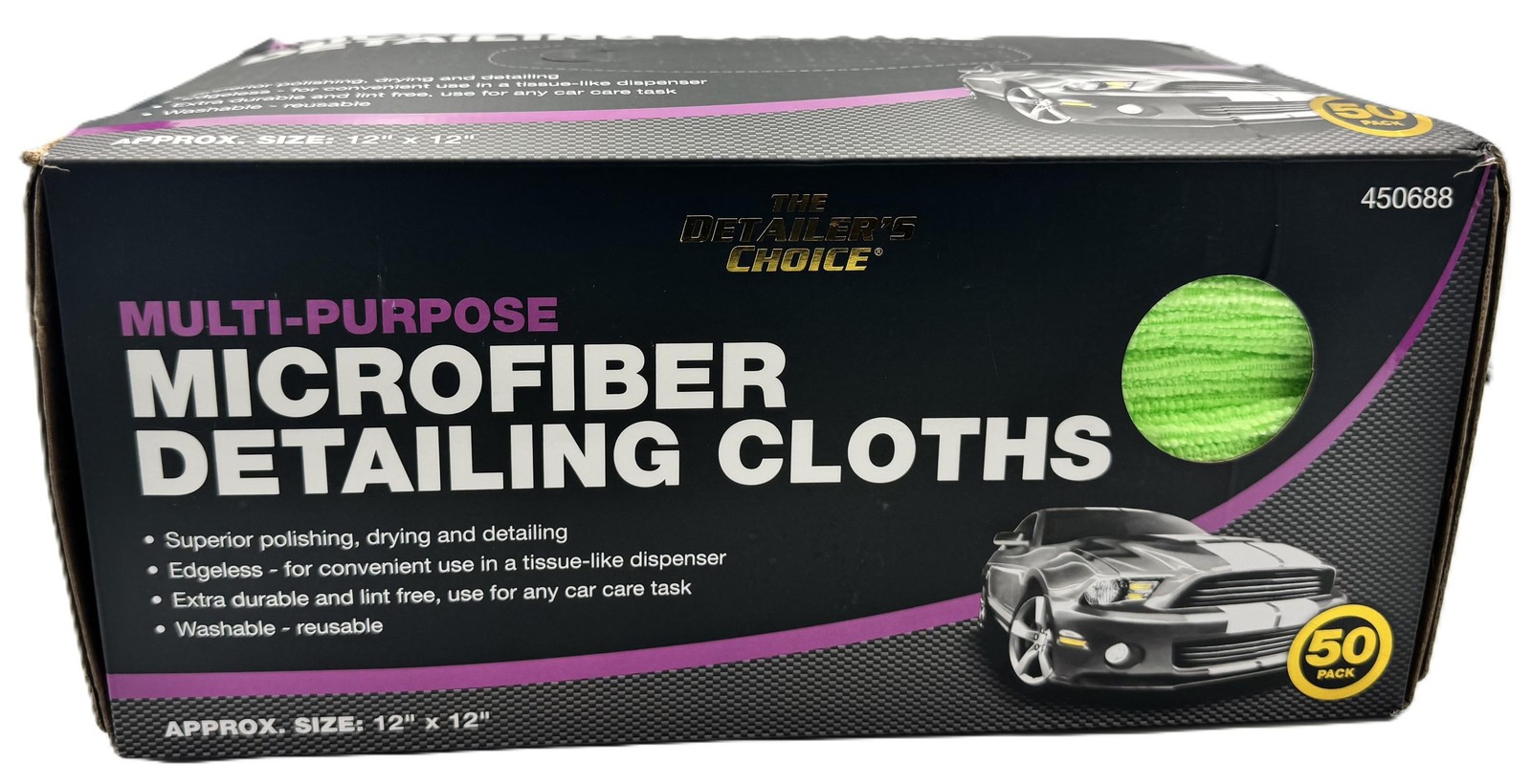 Detailer's Choice Microfiber Detailing Cloths 50 Count Scratch Free Towels