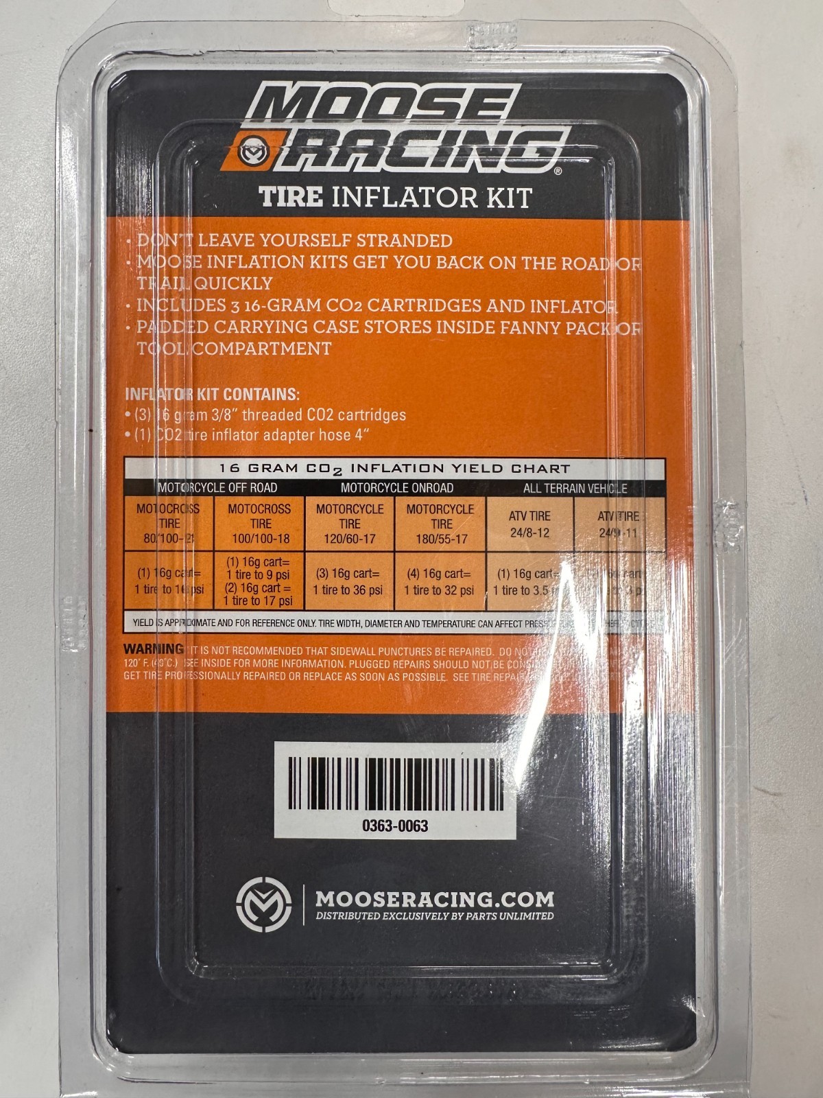 Moose Racing Tire Inflator Kit