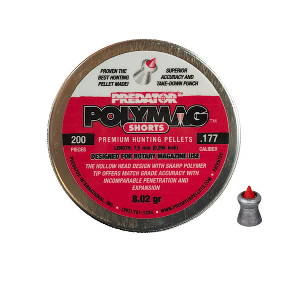 JSB Predator Polymag Short Pellets .177 Caliber 4.5 Mm 200ct