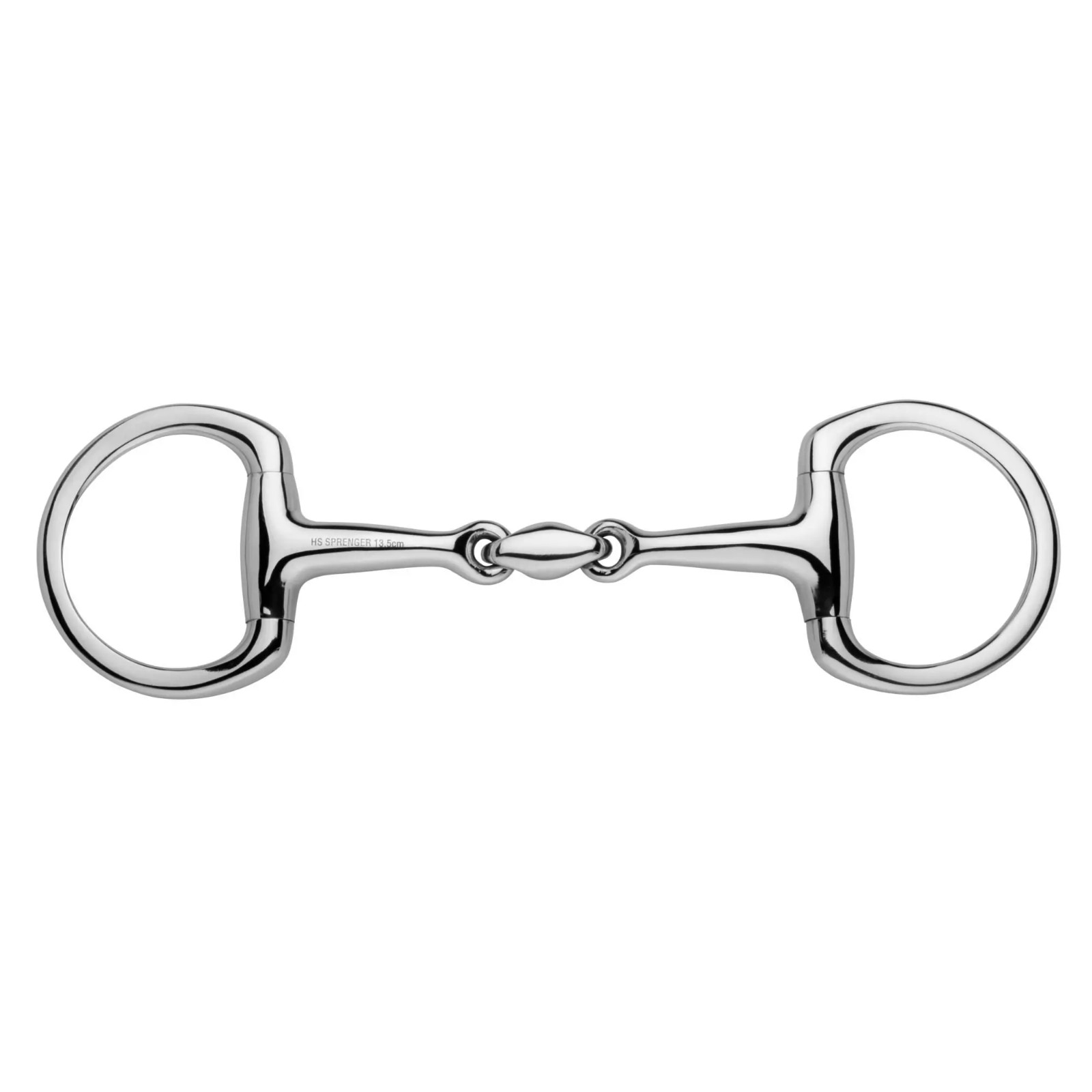 Olive head snaffle stainless steel sprinkler double broken bit training bit