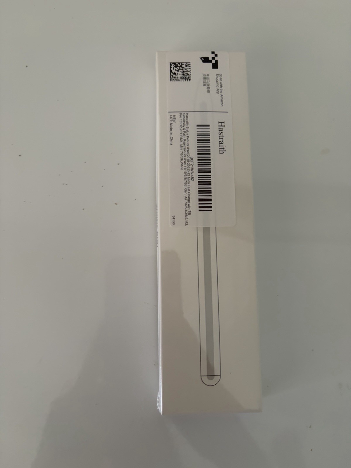 Hastraith White Stylus Pen for Apple iPad, Battery Powered, 3 Tips, USB Cable