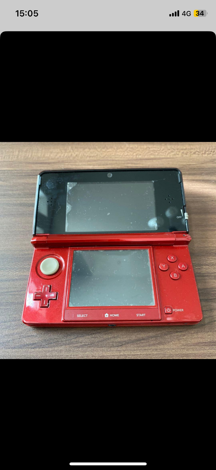 Nintendo 3DS Console – Red – Untested Condition