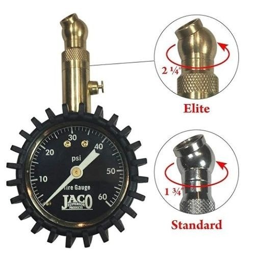 Elite Tire Pressure Gauge - 60 PSI
