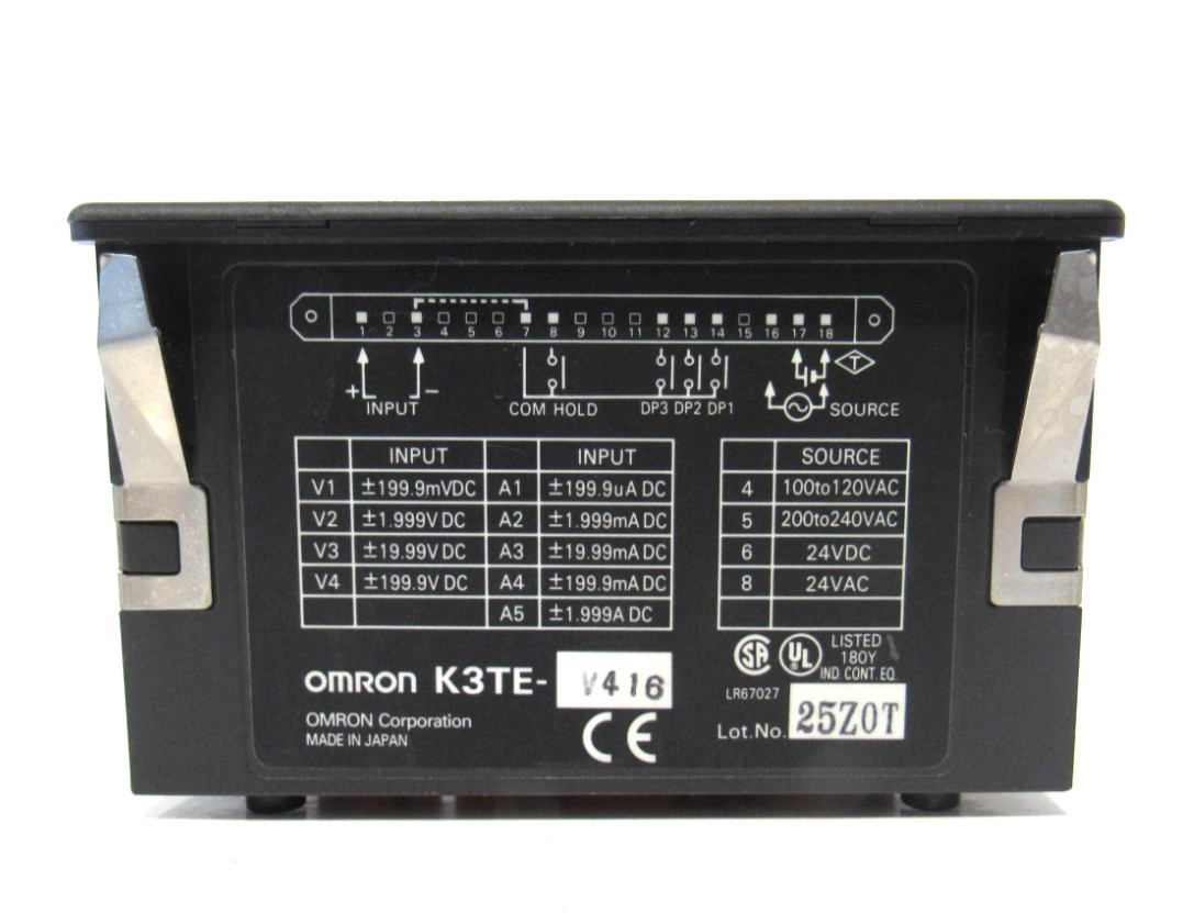 NEW OMRON K3TE-V416 PANEL METER K3TEV416