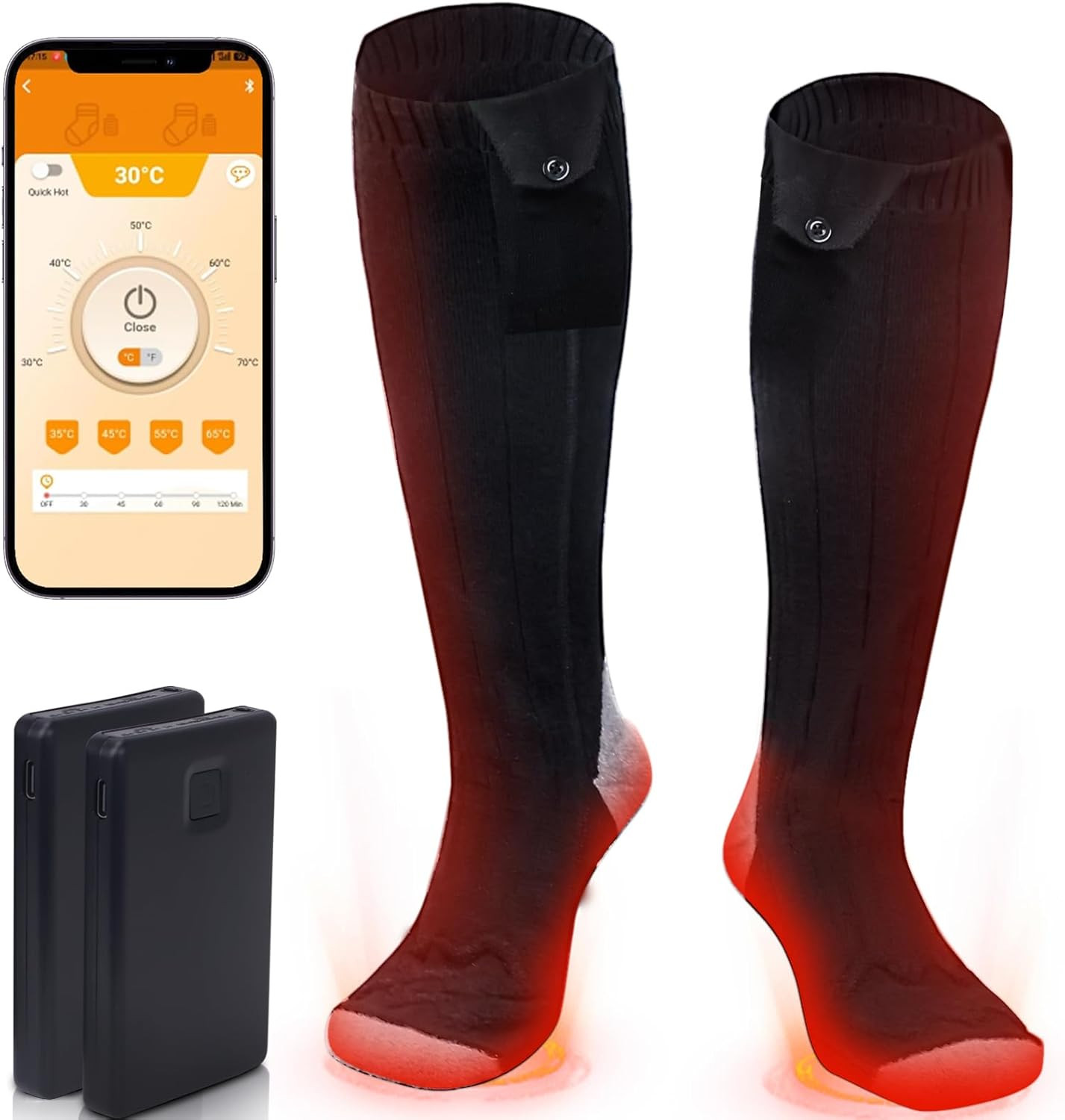 Calcetines calefactables calcetines calefactables electricos hombres y mujeres