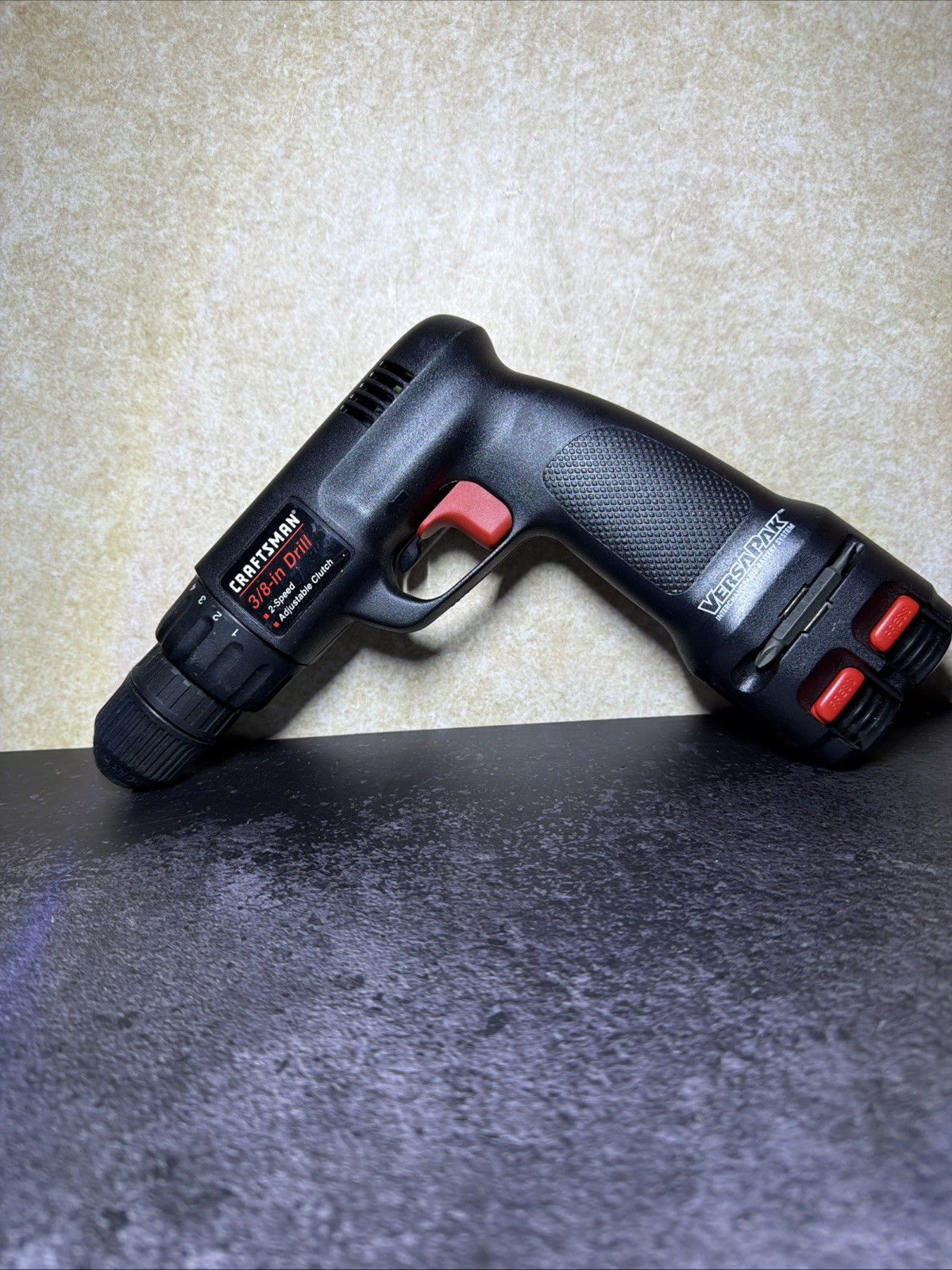 Craftsman VersaPak 7.2V Cordless Drill 3/8 Keyless Chuck 900.112600 Tool Only