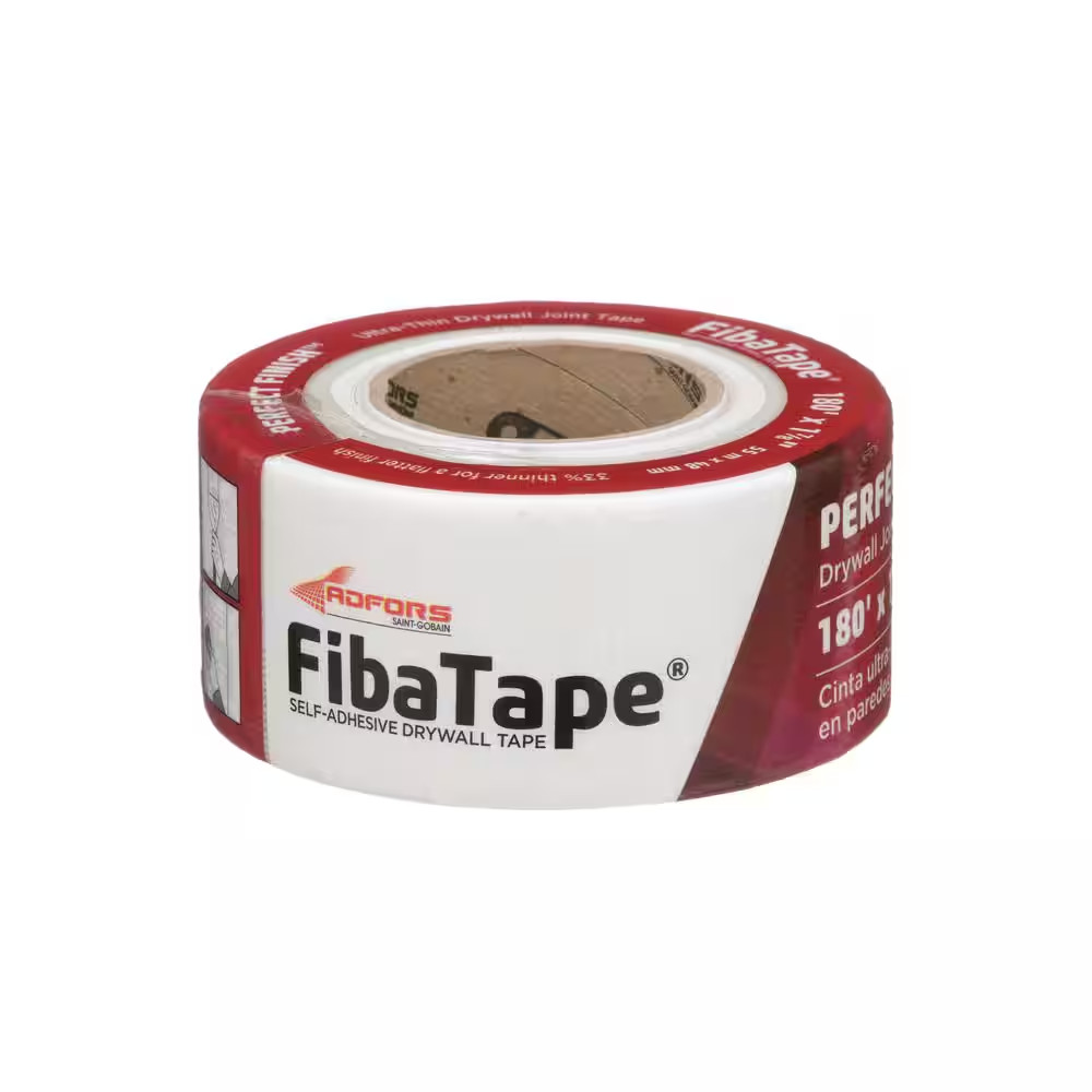 Fibatape Perfect Finish 1-7/8 In. X 180 Ft. Self-Adhesive Mesh Drywall Joint Tap