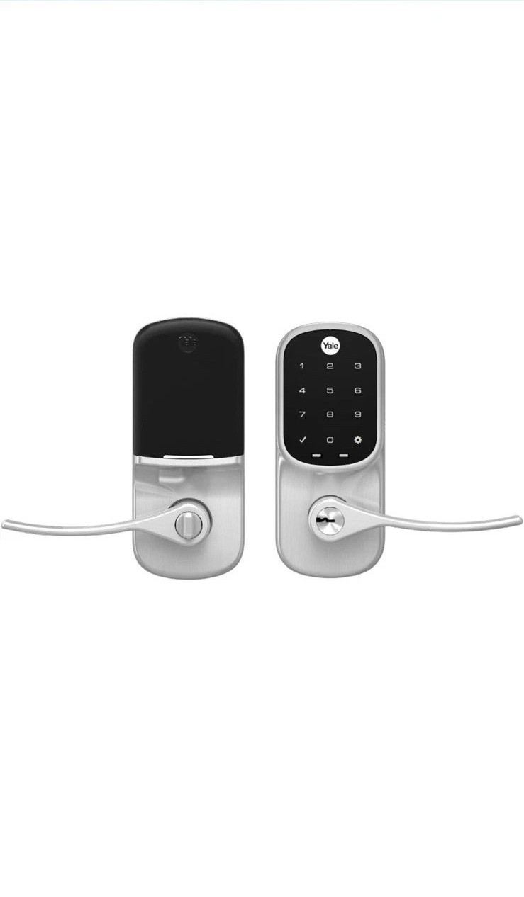 Yale Assure Lever (‎YRL226-NR-619 Touchscreen Keypad Door Lever - Satin Nickel