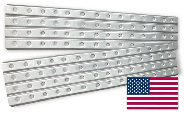 Pair- U.S. made ALUMINUM Extraction Tracks 16" X 60"