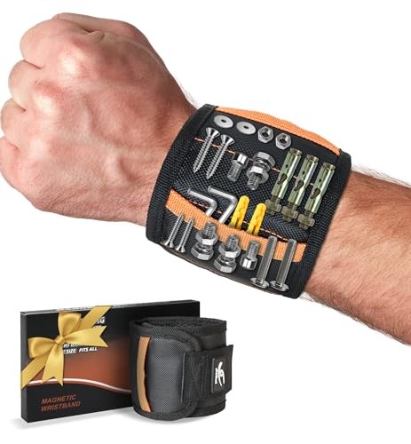 HiRui Magnetic Wristband Tool Holder - 15 Magnets DIY