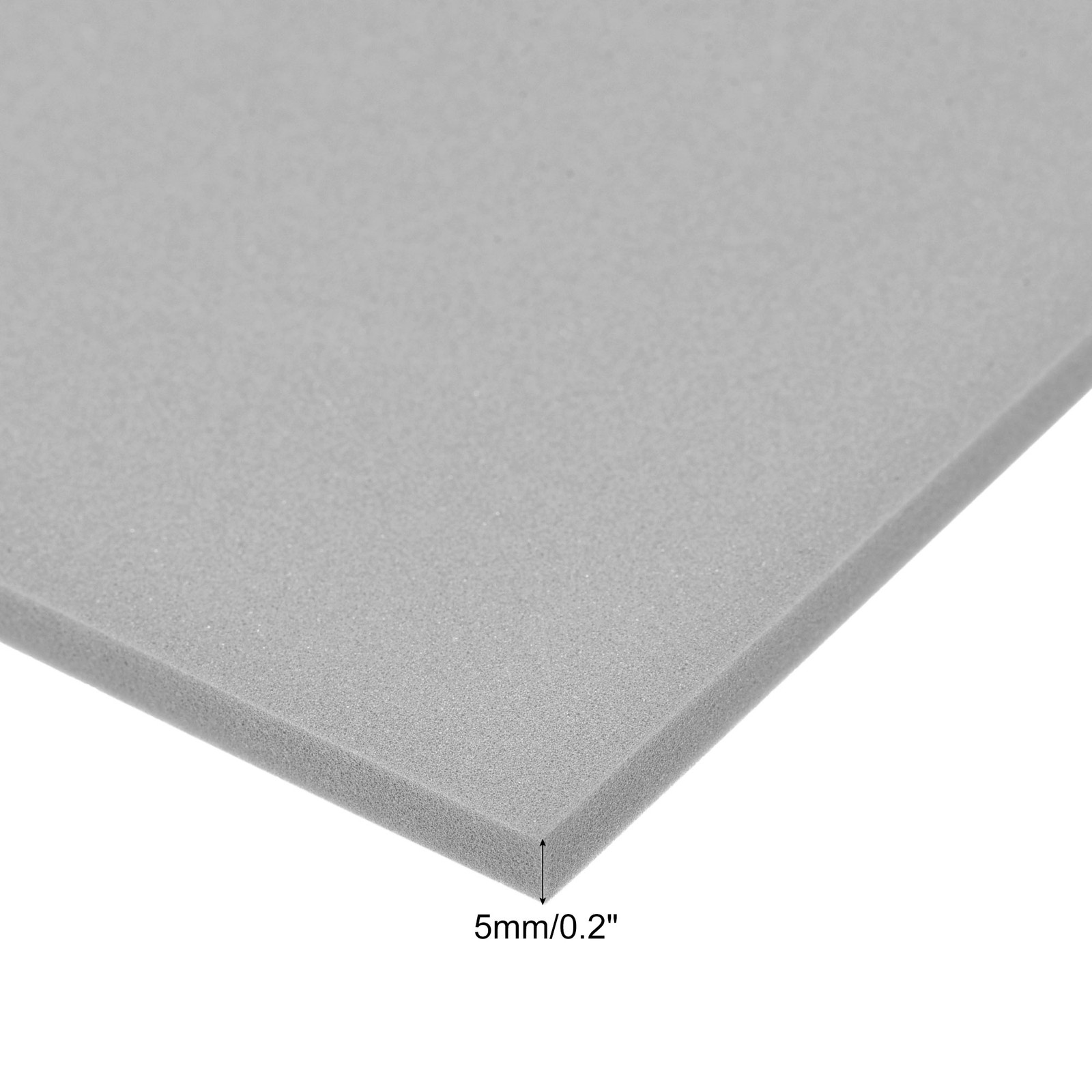 Grey EVA Foam Sheets 10 x 10 Inch 5mm Thickness for Crafts DIY Projects,8Pcs