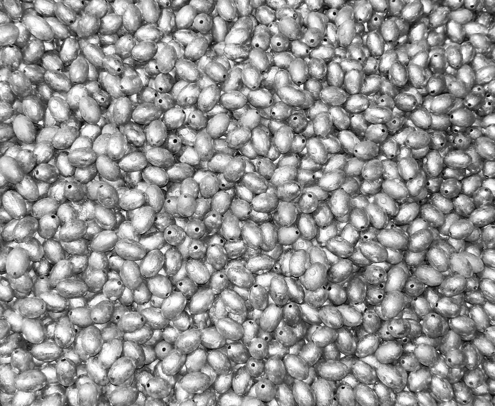 1/4 oz USA LEAD Egg Sinkers (other sizes & quantity discounts available) 8 pound