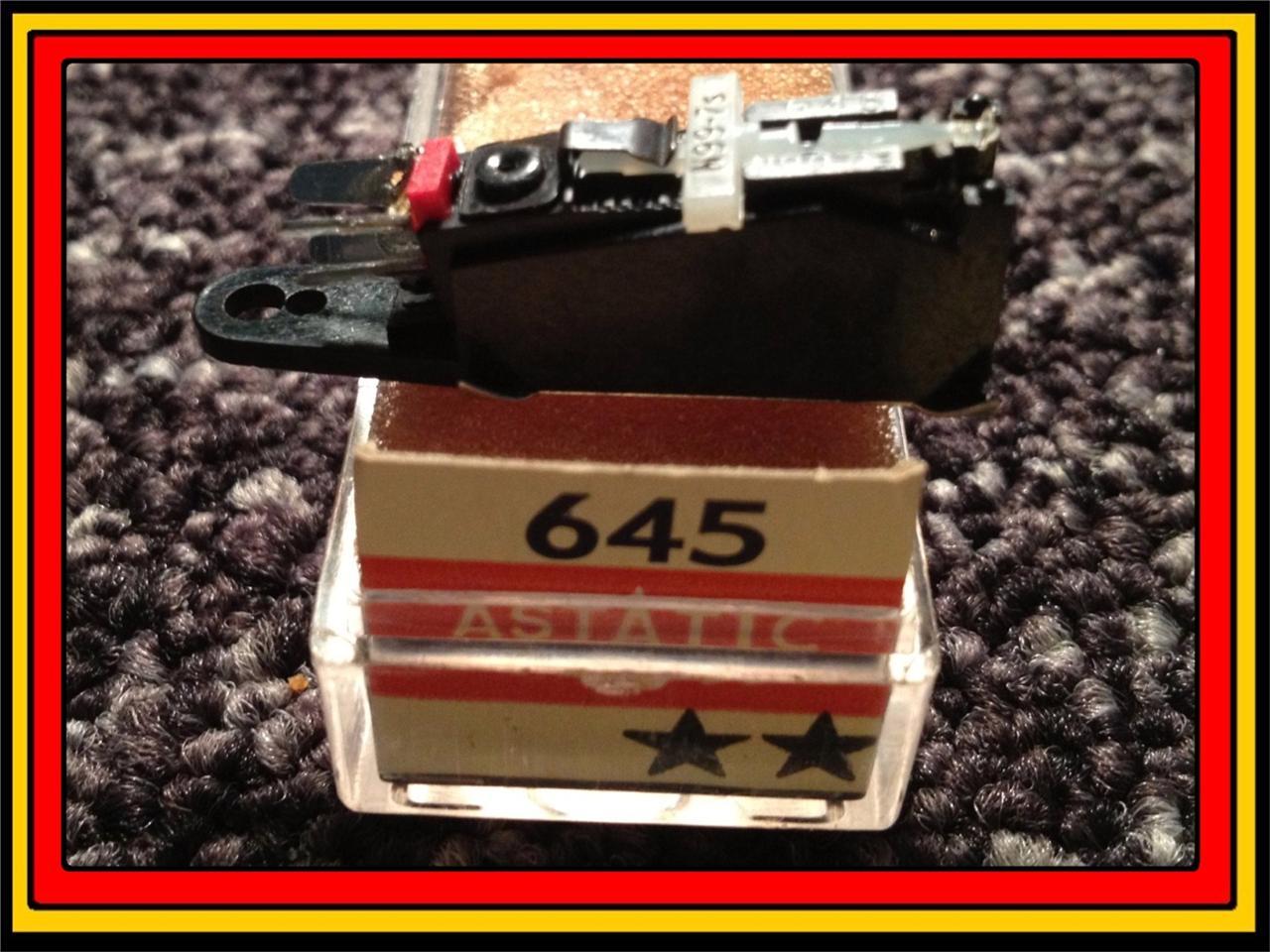 New Astatic 645 Cartridge & Needle/Stylus Magnavox 560313-1 Panasonic EPC-69STE