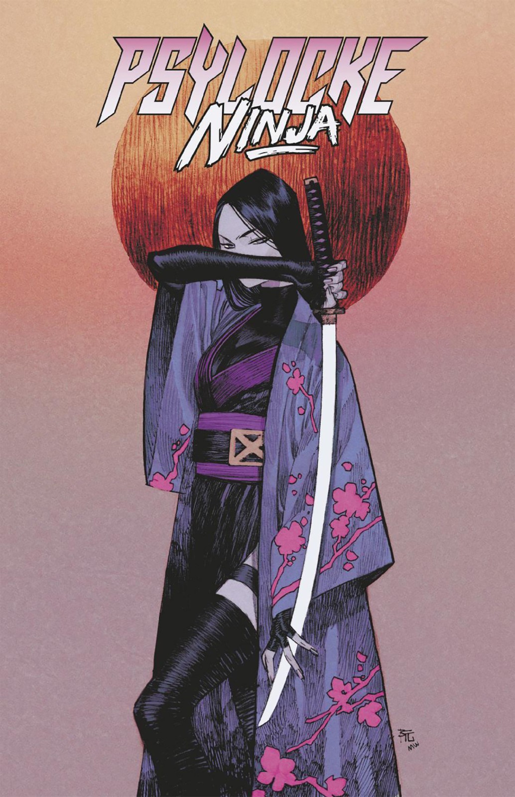 PSYLOCKE: NINJA #1 - DIKE RUAN COVER B FOIL VARIANT