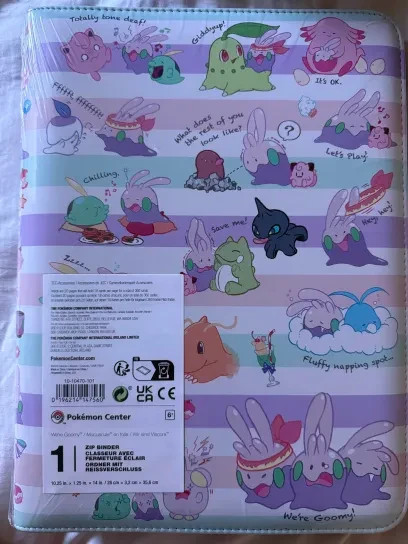 We’re Goomy Zip Binder Sealed Pokemon Center Exclusive