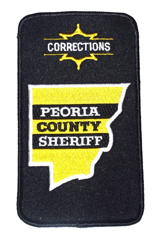 PEORIA COUNTY SHERIFF – CORRECTIONS - ILLINOIS IL Sheriff or Police Patch 5.25”