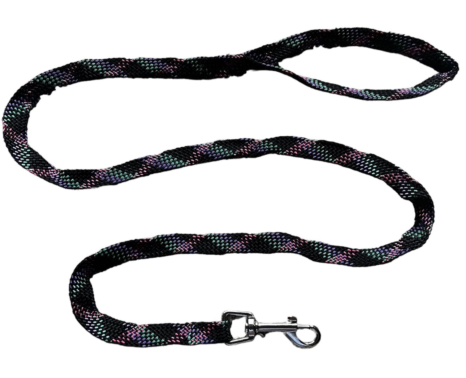 Brookhill Dog Leash 4 FT Nylon w Handle Clasp bright colors for walking training