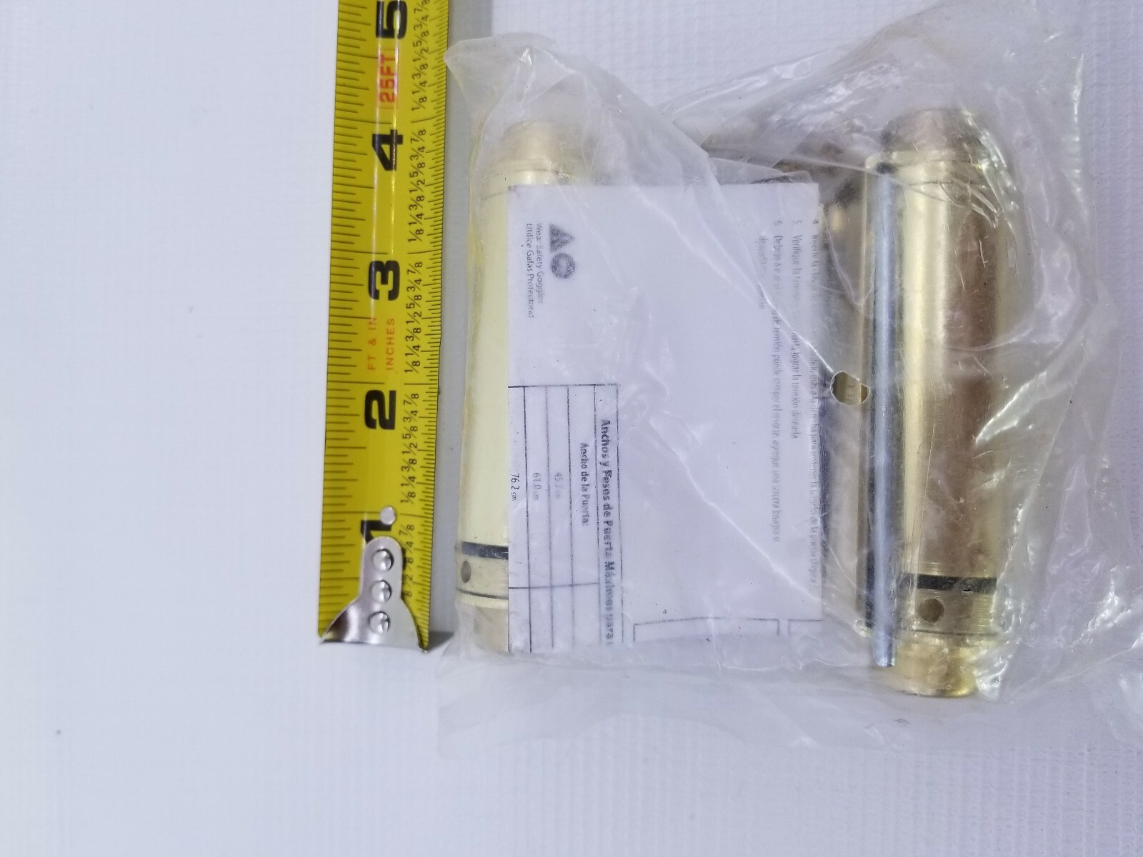 WESTWARD 4PA73C Double Acting Spring Hinge -- 4"