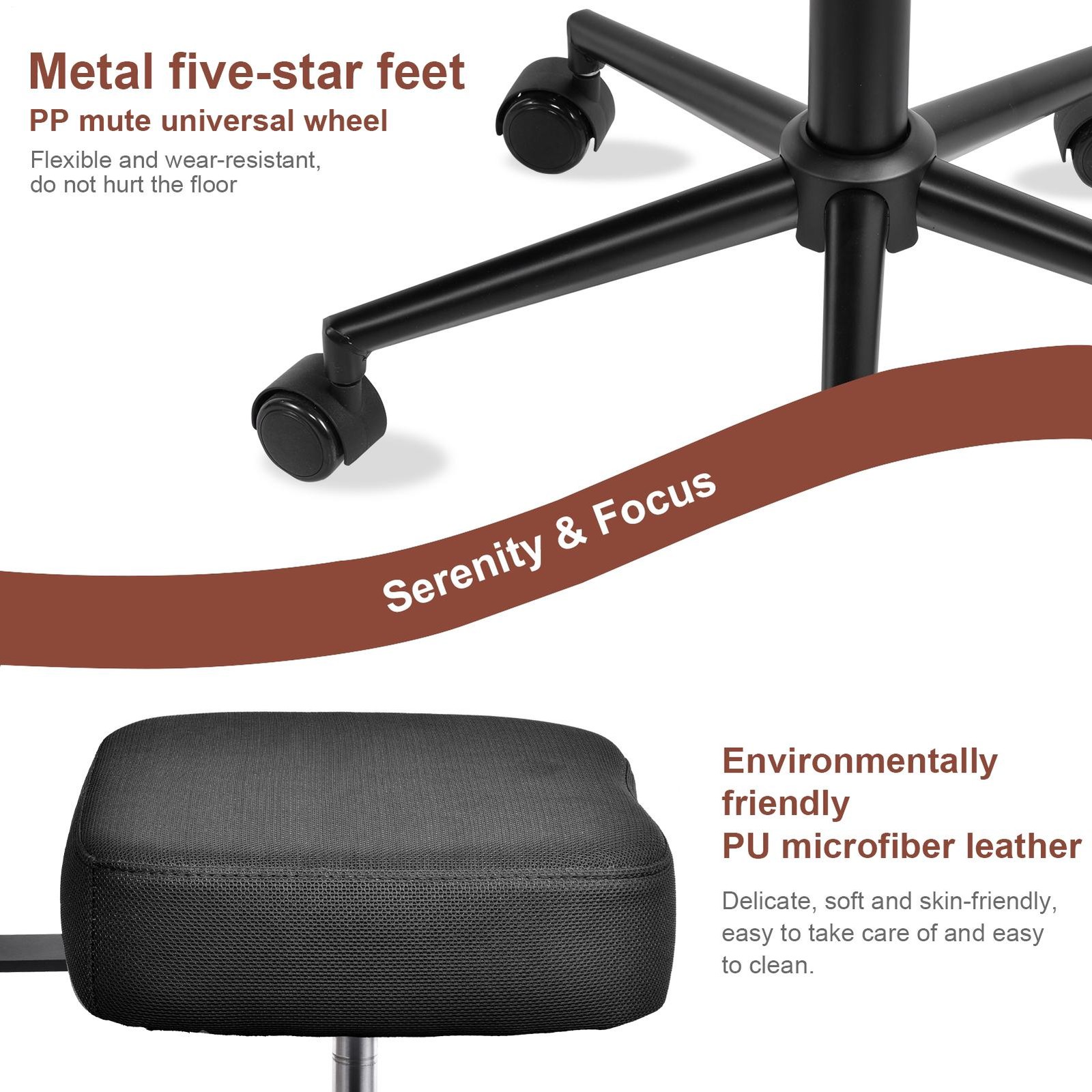 Criss Cross Legged Chair With Wheels, Meditation Chair, ADHD Yoga Chair adjust