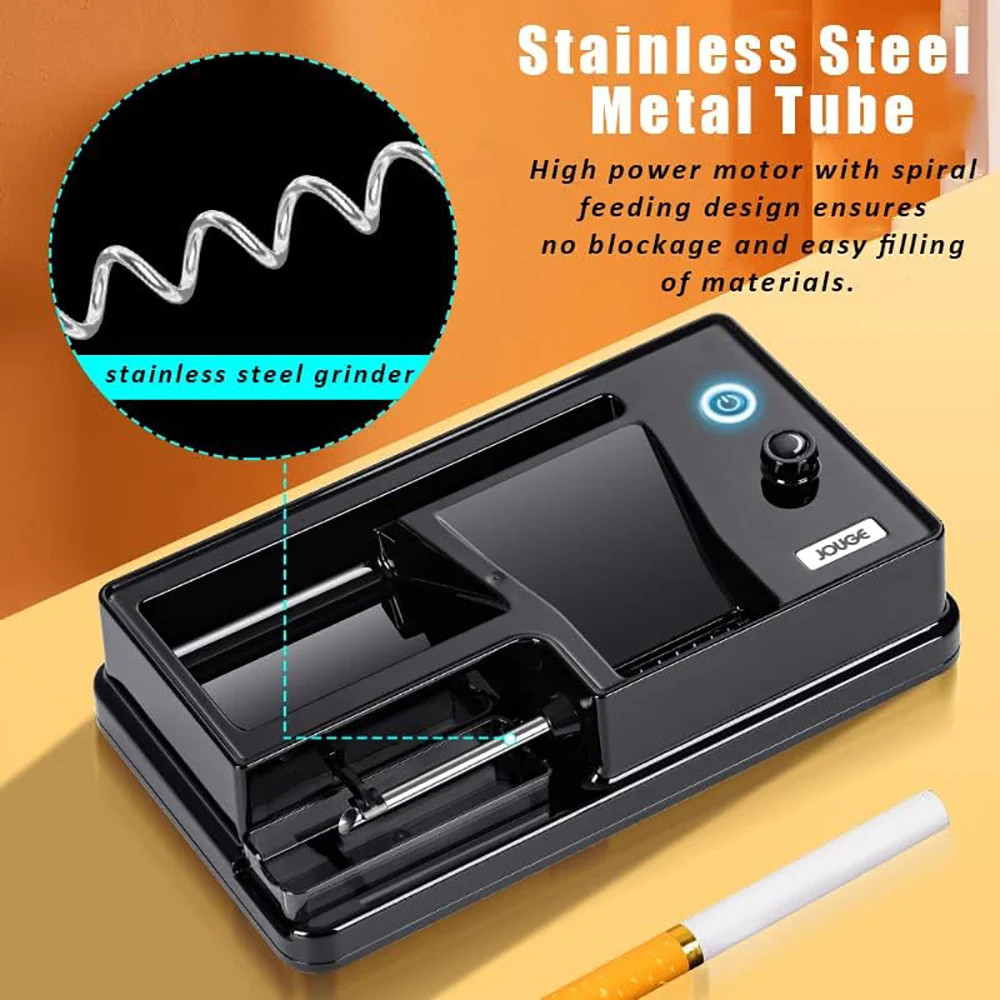 Cigarette Machine Automatic Electric Rolling Roller Tobacco Injector Maker US